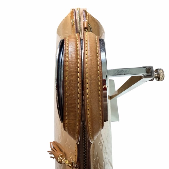 LOUIS VUITTON Monogram Vernis Brea MM Satchel Dune Vernis - Picture 12 of 15